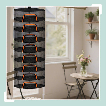Hanging Foldable Drying Net for Herbs, Fruit, Clothes