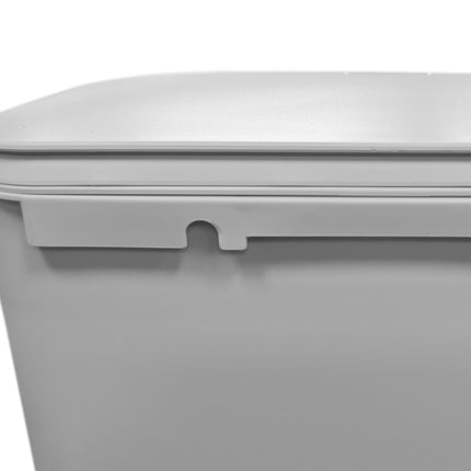 Hanging Kitchen Waste Bin, 9L, Hinged Lid