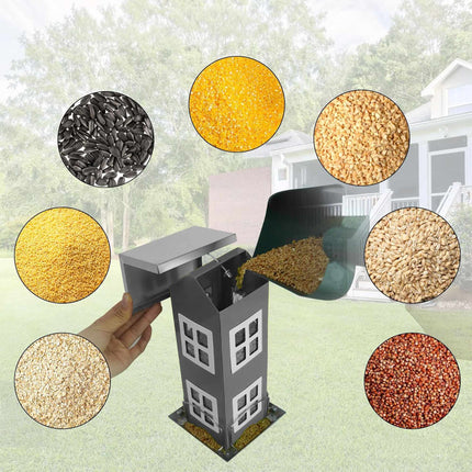 Hanging Metal Birdhouse with Removable Roof