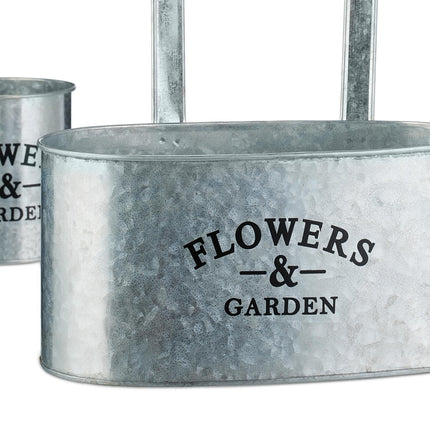 Hanging Plant Pots Set of 3 for Balcony & Garden