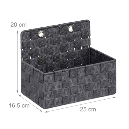 Hanging Storage Baskets, Set of 2 – Wall Mounted Organizers