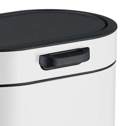 Hanging Waste Bin 5L with Push-Up Lid for Kitchen/Bathroom