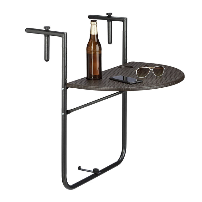 Hanging balcony table BASTIAN