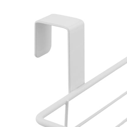 Hanging basket with holder for paper towels
