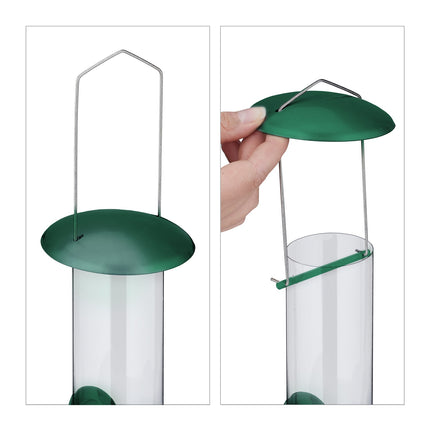 Hanging bird feeder