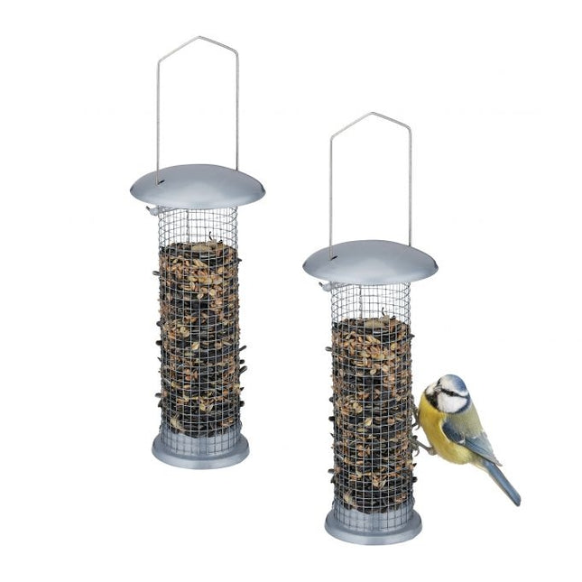 Hanging bird feeders in sets of 2