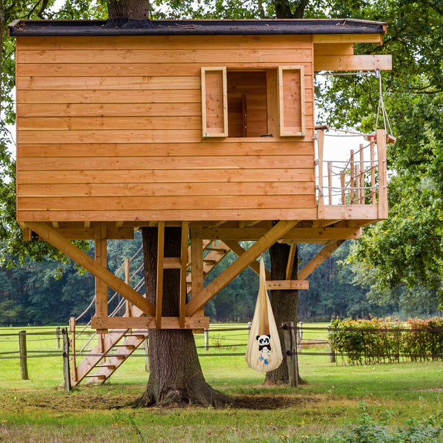 Hanging cave for children