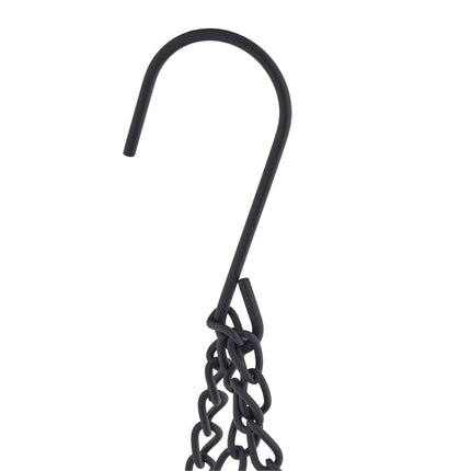 Hanging fruit basket in black