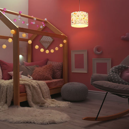 Hanging jungle lamp for the children's room