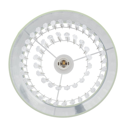 Hanging lamp Fabric with crystals