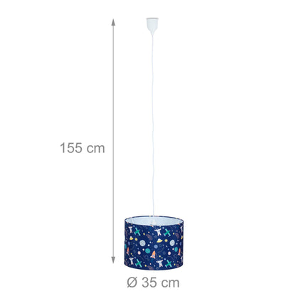 Hanging lamp for children's room Space