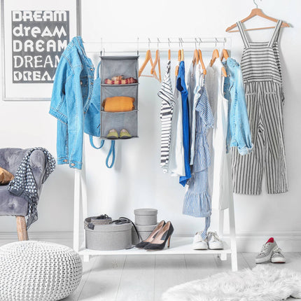Hanging shelf Wardrobe 3 compartments