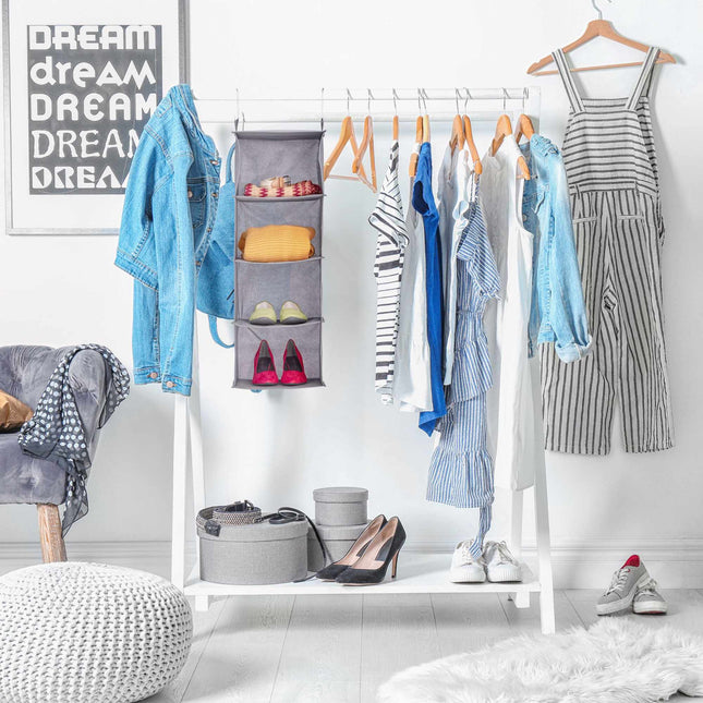 Hanging shelf Wardrobe 4 compartments