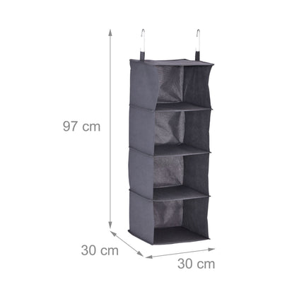 Hanging shelf Wardrobe 4 compartments