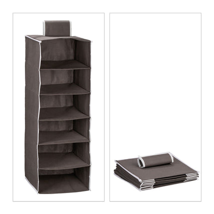 Hanging shelf Wardrobe 6 compartments