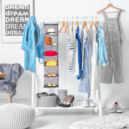 Hanging shelf Wardrobe 6 compartments