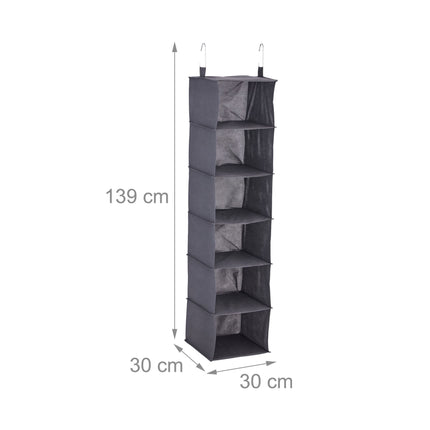 Hanging shelf Wardrobe 6 compartments