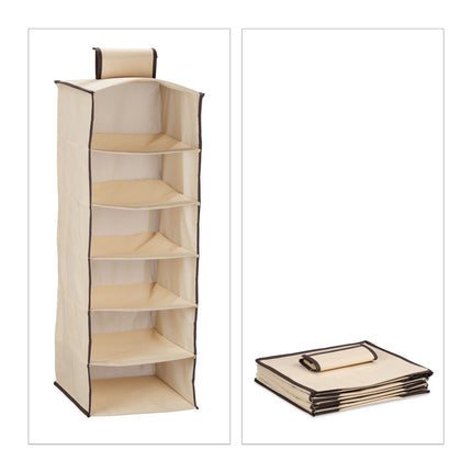 Hanging shelf Wardrobe 6 compartments