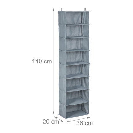 Hanging shelf Wardrobe 8 compartments