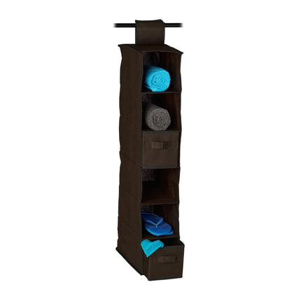 Hanging shelf for wardrobe