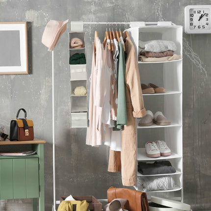 Hanging shelf for wardrobe