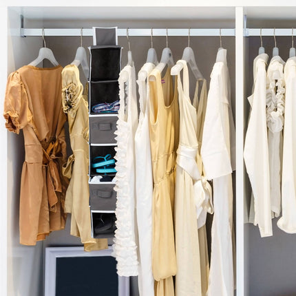 Hanging shelf for wardrobe