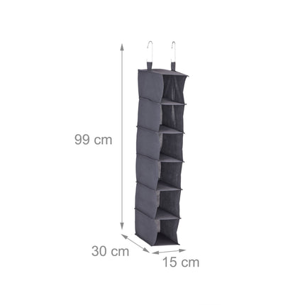 Hanging shelf wardrobe narrow