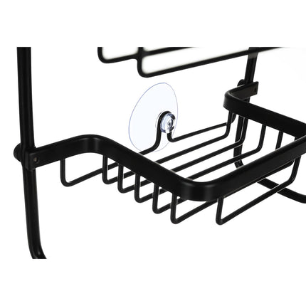 Hanging shower shelf - black