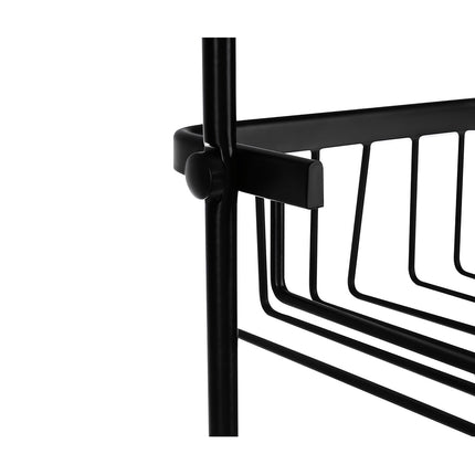Hanging shower shelf - black
