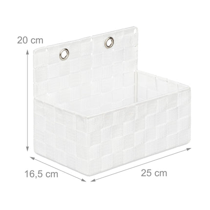 Hanging storage basket