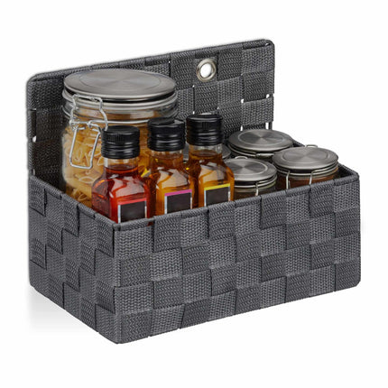 Hanging storage basket