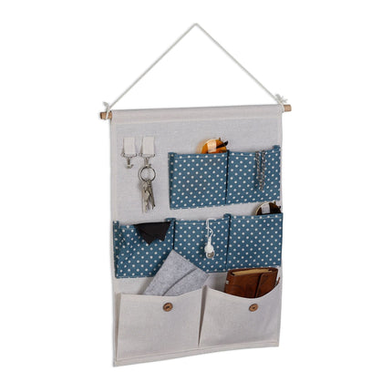 Hanging storage in fabric