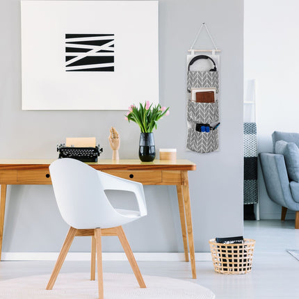 Hanging storage in fabric