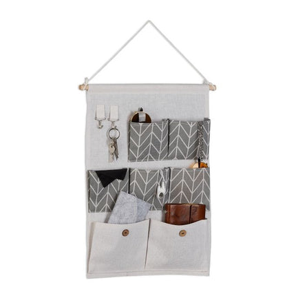 Hanging storage in fabric