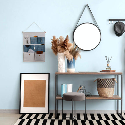 Hanging storage in fabric