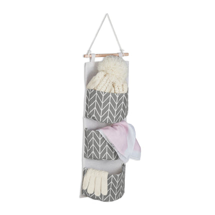 Hanging storage in fabric