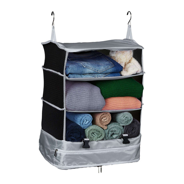 Hanging travel organizer 4 compartments