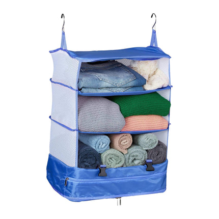 Hanging travel organizer 4 compartments
