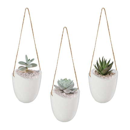 Hanging wall vase - set of 3