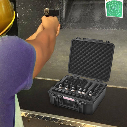 Hard Pistol Case, 6-Handgun, IP67 Waterproof, Lockable