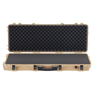Hard Rifle Case 109 cm, Wheeled, IP67, Pre-Cut Foam