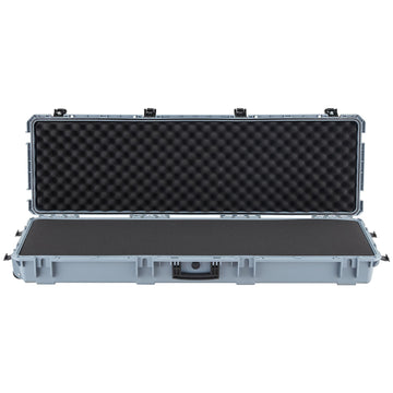 Hard Rifle Case 54.7 In, Lockable IP67, Wheeled Foam