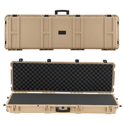 Hard Rifle Case, Lockable IP67 With Wheels, 139 cm