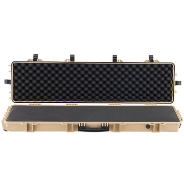 Hard Rifle Case, Lockable, Wheeled, IP67, 138 cm