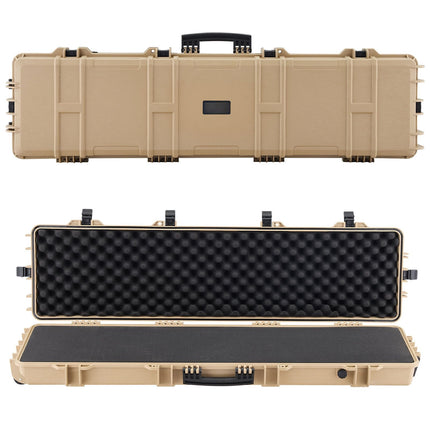 Hard Rifle Case, Lockable, Wheeled, IP67, 138 cm