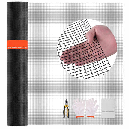 Hardware Cloth Roll 60 In x 100 Ft, 1/2 In Mesh, 19 Ga