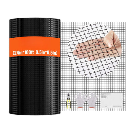 Hardware Cloth Wire Mesh Roll, 24 In x 100 Ft, 19 Gauge