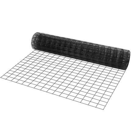 Hardware Cloth Wire Mesh Roll, Vinyl-Coated, 16 Gauge, 48 in x 50 ft