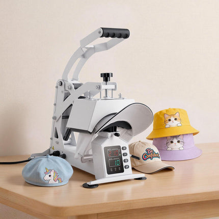 Hat Heat Press Machine, 215 x 100 mm, LED Temp Timer