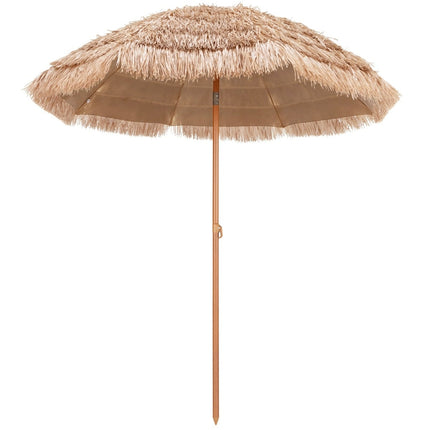Hawaiian Style 220cm Patio Umbrella with Tilt Function